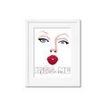 Picture of Kiss Me _GroupedProduct_Rectangle_Portrait_Framed_Matted_