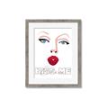 Picture of Kiss Me _GroupedProduct_Rectangle_Portrait_Framed_Matted_