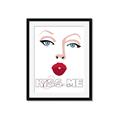 Picture of Kiss Me _GroupedProduct_Rectangle_Portrait_Framed_Matted_