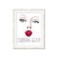 Picture of Kiss Me _GroupedProduct_Rectangle_Portrait_Framed_Matted_