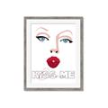 Picture of Kiss Me _GroupedProduct_Rectangle_Portrait_Framed_Matted_
