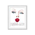 Picture of Kiss Me _GroupedProduct_Rectangle_Portrait_Framed_Matted_