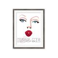 Picture of Kiss Me _GroupedProduct_Rectangle_Portrait_Framed_Matted_