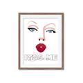 Picture of Kiss Me _GroupedProduct_Rectangle_Portrait_Framed_Matted_
