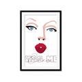 Picture of Kiss Me _GroupedProduct_Rectangle_Portrait_Framed_Matted_