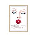 Picture of Kiss Me _GroupedProduct_Rectangle_Portrait_Framed_Matted_
