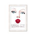 Picture of Kiss Me _GroupedProduct_Rectangle_Portrait_Framed_Matted_