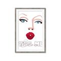 Picture of Kiss Me _GroupedProduct_Rectangle_Portrait_Framed_Matted_