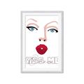 Picture of Kiss Me _GroupedProduct_Rectangle_Portrait_Framed_Matted_