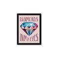 Picture of Diamond Eyes _GroupedProduct_Rectangle_Portrait_Framed_Matted_