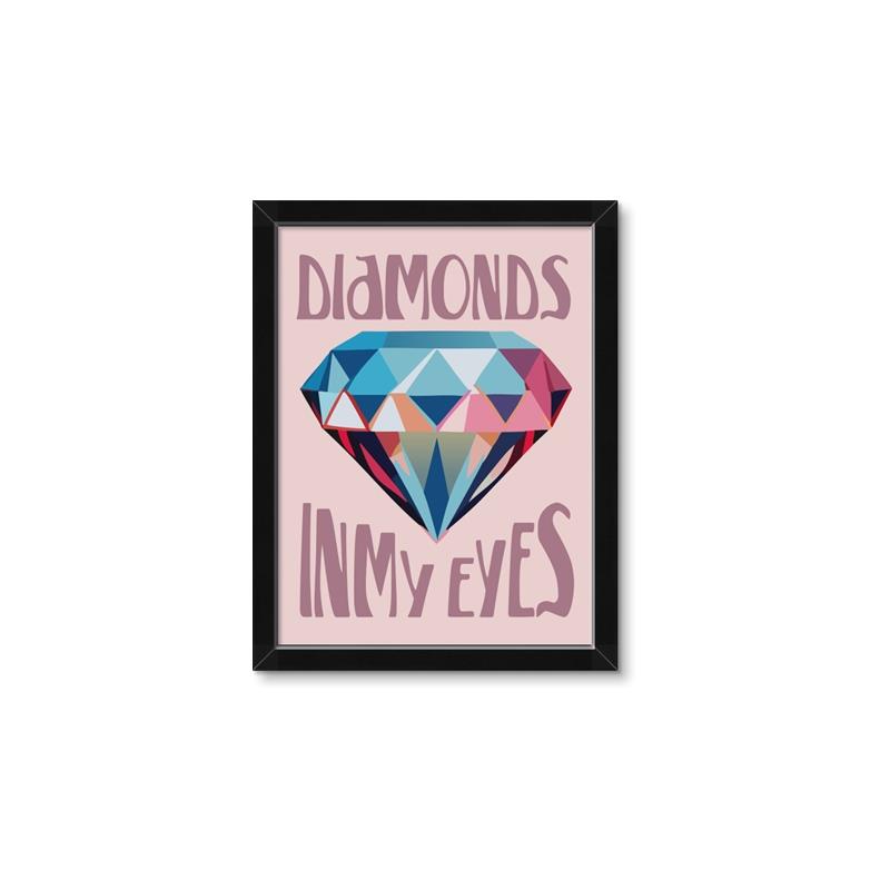 Picture of Diamond Eyes _GroupedProduct_Rectangle_Portrait_Framed_Matted_