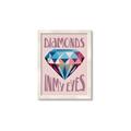 Picture of Diamond Eyes _GroupedProduct_Rectangle_Portrait_Framed_Matted_