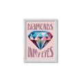 Picture of Diamond Eyes _GroupedProduct_Rectangle_Portrait_Framed_Matted_