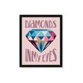 Picture of Diamond Eyes _GroupedProduct_Rectangle_Portrait_Framed_Matted_