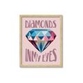 Picture of Diamond Eyes _GroupedProduct_Rectangle_Portrait_Framed_Matted_