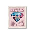 Picture of Diamond Eyes _GroupedProduct_Rectangle_Portrait_Framed_Matted_