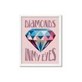 Picture of Diamond Eyes _GroupedProduct_Rectangle_Portrait_Framed_Matted_