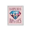 Picture of Diamond Eyes _GroupedProduct_Rectangle_Portrait_Framed_Matted_