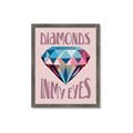Picture of Diamond Eyes _GroupedProduct_Rectangle_Portrait_Framed_Matted_