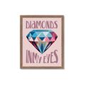 Picture of Diamond Eyes _GroupedProduct_Rectangle_Portrait_Framed_Matted_