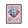 Picture of Diamond Eyes _GroupedProduct_Rectangle_Portrait_Framed_Matted_