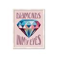 Picture of Diamond Eyes _GroupedProduct_Rectangle_Portrait_Framed_Matted_