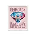 Picture of Diamond Eyes _GroupedProduct_Rectangle_Portrait_Framed_Matted_