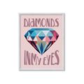 Picture of Diamond Eyes _GroupedProduct_Rectangle_Portrait_Framed_Matted_