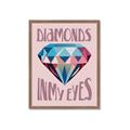 Picture of Diamond Eyes _GroupedProduct_Rectangle_Portrait_Framed_Matted_
