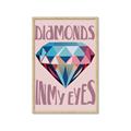 Picture of Diamond Eyes _GroupedProduct_Rectangle_Portrait_Framed_Matted_
