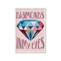 Picture of Diamond Eyes _GroupedProduct_Rectangle_Portrait_Framed_Matted_
