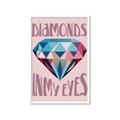 Picture of Diamond Eyes _GroupedProduct_Rectangle_Portrait_Framed_Matted_
