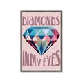 Picture of Diamond Eyes _GroupedProduct_Rectangle_Portrait_Framed_Matted_