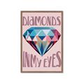 Picture of Diamond Eyes _GroupedProduct_Rectangle_Portrait_Framed_Matted_