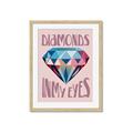 Picture of Diamond Eyes _GroupedProduct_Rectangle_Portrait_Framed_Matted_