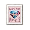Picture of Diamond Eyes _GroupedProduct_Rectangle_Portrait_Framed_Matted_