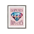 Picture of Diamond Eyes _GroupedProduct_Rectangle_Portrait_Framed_Matted_