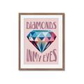 Picture of Diamond Eyes _GroupedProduct_Rectangle_Portrait_Framed_Matted_