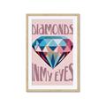Picture of Diamond Eyes _GroupedProduct_Rectangle_Portrait_Framed_Matted_