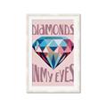 Picture of Diamond Eyes _GroupedProduct_Rectangle_Portrait_Framed_Matted_