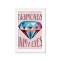 Picture of Diamond Eyes _GroupedProduct_Rectangle_Portrait_Framed_Matted_
