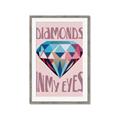 Picture of Diamond Eyes _GroupedProduct_Rectangle_Portrait_Framed_Matted_