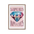 Picture of Diamond Eyes _GroupedProduct_Rectangle_Portrait_Framed_Matted_