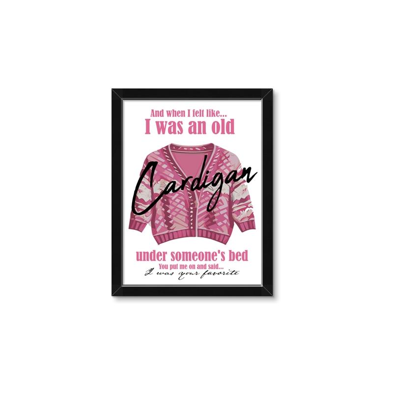 Picture of Vasilisa's Pink Cardigan _GroupedProduct_Rectangle_Portrait_Framed_Matted_