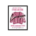Picture of Vasilisa's Pink Cardigan _GroupedProduct_Rectangle_Portrait_Framed_Matted_