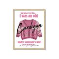 Picture of Vasilisa's Pink Cardigan _GroupedProduct_Rectangle_Portrait_Framed_Matted_