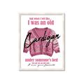 Picture of Vasilisa's Pink Cardigan _GroupedProduct_Rectangle_Portrait_Framed_Matted_