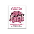 Picture of Vasilisa's Pink Cardigan _GroupedProduct_Rectangle_Portrait_Framed_Matted_