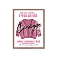 Picture of Vasilisa's Pink Cardigan _GroupedProduct_Rectangle_Portrait_Framed_Matted_