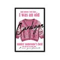 Picture of Vasilisa's Pink Cardigan _GroupedProduct_Rectangle_Portrait_Framed_Matted_